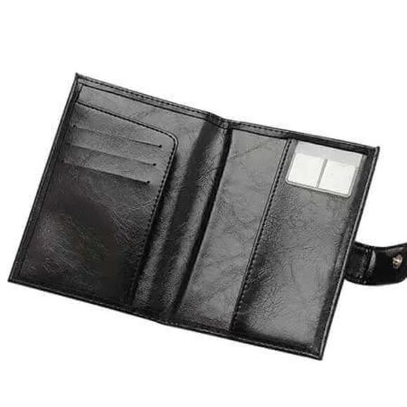  Black Passport Cover  - Picture 2 of 2